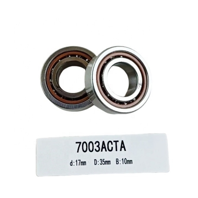 Cuscinetto a sfera 7003AC Struttura di contatto angolare per macchine automobilistiche 17*35*10mm