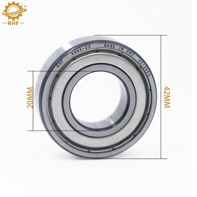 P5 GCr15 acciaio cromato 6004 cuscinetto a sfera a scanalatura profonda 20*42*12 mm con sigilli 2RS ZZ RS