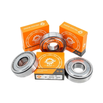 6006 Cuscinetto a sfera a scanalatura profonda in acciaio cromato a fila singola 30*55*13 mm con sigilli 2RS ZZ RS