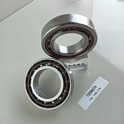 Diretto 7209AC cuscinetto a sfera a contatto angolare 45*85*19mm con gabbia in acciaio e sigilli aperti