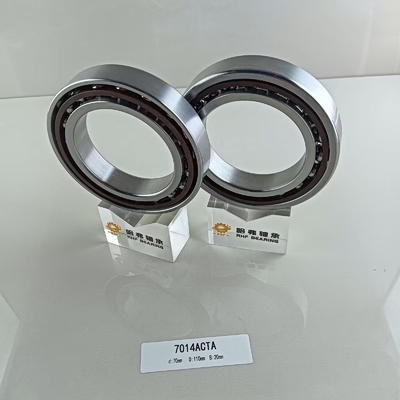Cage in rame 75*115*20mm cuscinetto a sfera angolare di contatto 7015AC per la direzione del carico radiale