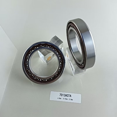 Cuscinetto a sfera angolare a contatto angolare 7013AC a fila singola 65*100*18mm per officine di riparazione di macchine