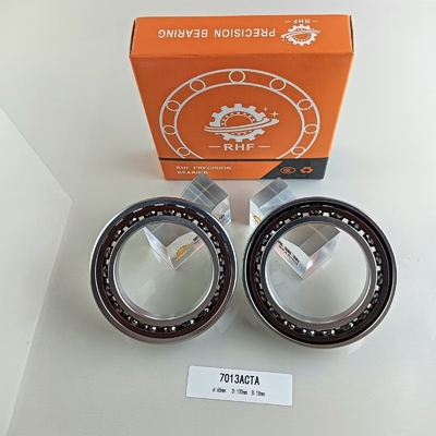 Cuscinetto a sfera angolare a contatto angolare 7013AC a fila singola 65*100*18mm per officine di riparazione di macchine