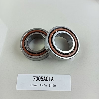 46105 Cuscinetti a sfera a contatto angolare a fila singola 25*47*12 mm per macchine da costruzione