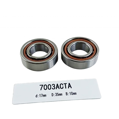 Cuscinetto a sfera 7003AC Struttura di contatto angolare per macchine automobilistiche 17*35*10mm