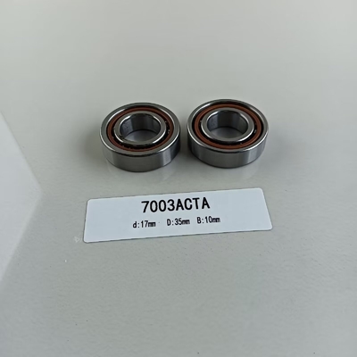 Cuscinetto a sfera 7003AC Struttura di contatto angolare per macchine automobilistiche 17*35*10mm