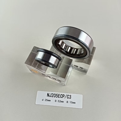 Correnti a rulli cilindrici a fila singola da 25*52*15 mm per lubrificare con grasso o olio lubrificato