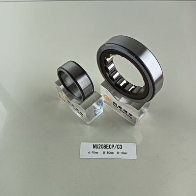 NU/NJ/NF208ECP Cuscinetti a rulli cilindrici 40*80*18 mm per l'industria farmaceutica