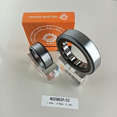 NU/NJ/NF208ECP Cuscinetti a rulli cilindrici 40*80*18 mm per l'industria farmaceutica