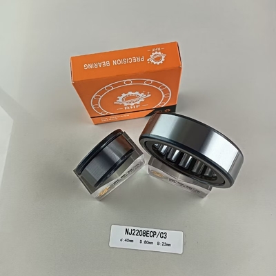 Acciaio cromato Gcr15 NU/NJ/NF2208ECP Cuscinetto a rulli cilindrico 40*80*23mm per industria