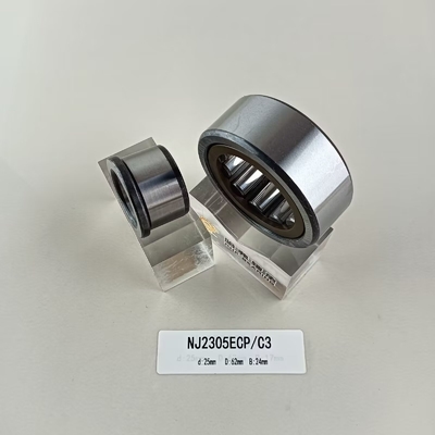 25*62*24 mm cuscinetto a rulli cilindrico NU/NJ/NF2305ECP con struttura cilindrica