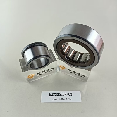 Struttura cilindrica in acciaio cromo Gcr15 NU/NJ/NF2306ECP cuscinetto a rulli 30*72*37mm