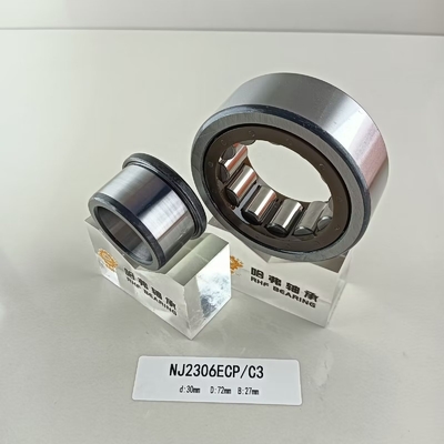 Struttura cilindrica in acciaio cromo Gcr15 NU/NJ/NF2306ECP cuscinetto a rulli 30*72*37mm