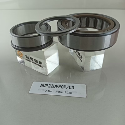 NUPF2209ECP Cuscinetto a rulli cilindrico 45*85*23 mm per olio lubrificante o olio lubrificato
